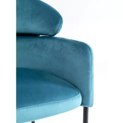 New Armlehnstuhl Alexia Velvet Blau Stühle