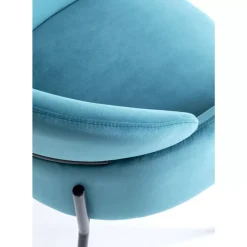 New Armlehnstuhl Alexia Velvet Blau Stühle