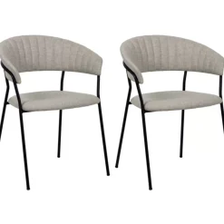 New Armlehnstuhl Belle Beige (2/Set) Stühle