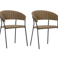 Sale Armlehnstuhl Belle Braun (2/Set) Stühle