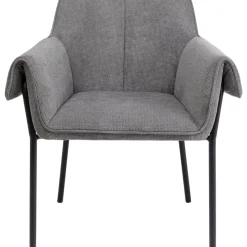 Hot Armlehnstuhl Bess Grau Stühle