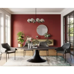 Hot Armlehnstuhl Bess Grau Stühle