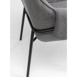 Hot Armlehnstuhl Bess Grau Stühle