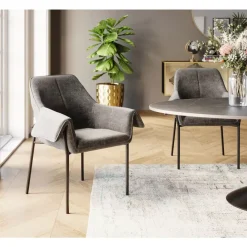 Hot Armlehnstuhl Bess Grau Stühle