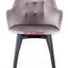 Armlehnstuhl Black Lady Velvet Grau Stühle