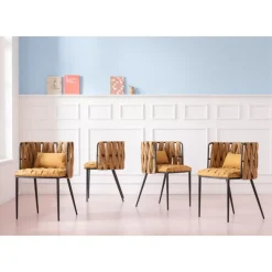 Armlehnstuhl Cheerio Gelb Inkl. Kissen Stühle