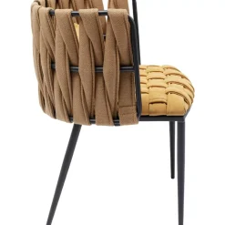 Armlehnstuhl Cheerio Gelb Inkl. Kissen Stühle