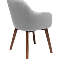 Best Armlehnstuhl Dark Lady Velvet Grau Stühle