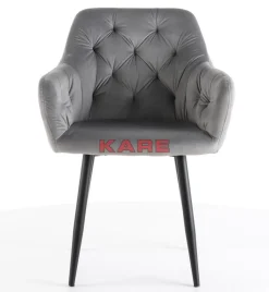New Armlehnstuhl Kira Grau Stühle