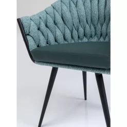 Sale Armlehnstuhl Knot Petrol Stühle