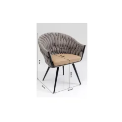 Armlehnstuhl Knot Tweed Stühle