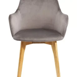 Best Armlehnstuhl Lady Velvet Grau Stühle