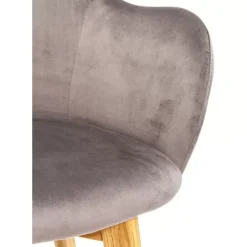 Best Armlehnstuhl Lady Velvet Grau Stühle