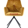 New Armlehnstuhl Mila Gelb Stühle