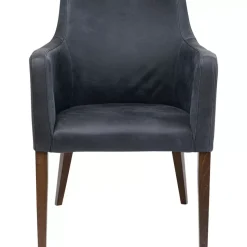 Sale Armlehnstuhl Mode Leder Anthrazit Stühle