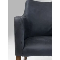 Sale Armlehnstuhl Mode Leder Anthrazit Stühle