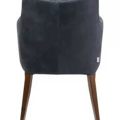 Sale Armlehnstuhl Mode Leder Anthrazit Stühle