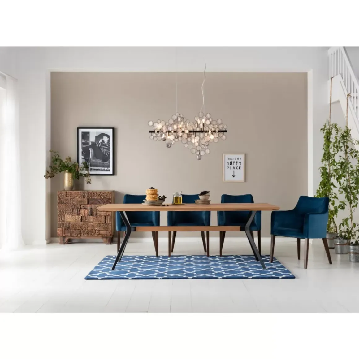 Online Armlehnstuhl Mode Velvet Petrol Stühle