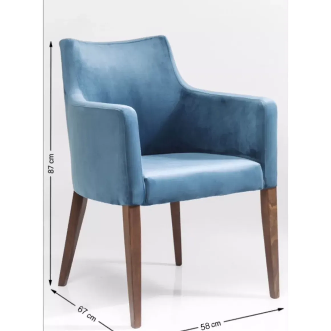 Online Armlehnstuhl Mode Velvet Petrol Stühle