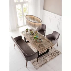 Clearance Armlehnstuhl Mode Velvet Grau Stühle