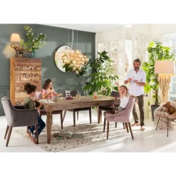 Clearance Armlehnstuhl Mode Velvet Grau Stühle