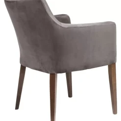 Clearance Armlehnstuhl Mode Velvet Grau Stühle