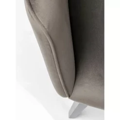 New Armlehnstuhl Modino Velvet Grau Stühle