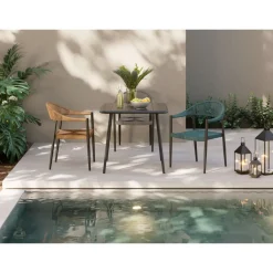 New Armlehnstuhl Palma Beige Outdoormöbel