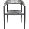New Armlehnstuhl Palma Grau Outdoormöbel