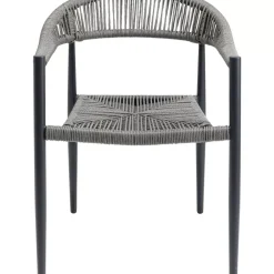 New Armlehnstuhl Palma Grau Outdoormöbel