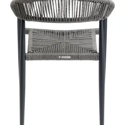 New Armlehnstuhl Palma Grau Outdoormöbel