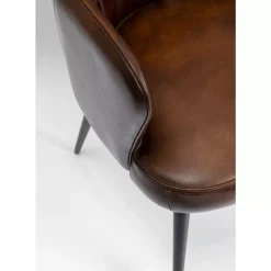 Sale Armlehnstuhl Rumba Leder Braun Stühle