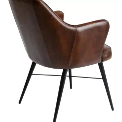 Sale Armlehnstuhl Rumba Leder Braun Stühle
