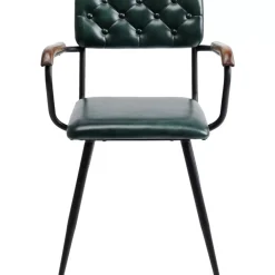 Best Armlehnstuhl Salsa Leder Dunkelgrun Stühle