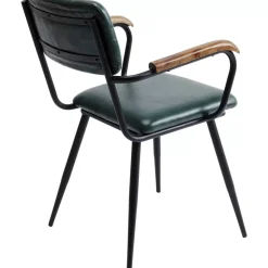 Best Armlehnstuhl Salsa Leder Dunkelgrun Stühle