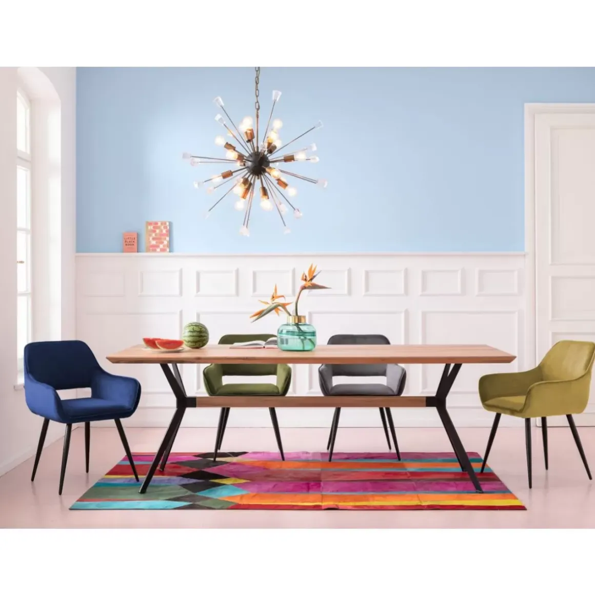 New Armlehnstuhl San Francisco Blau Stühle