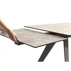 New Ausziehtisch Amsterdam Dunkel 160(40+40)X90Cm Tische