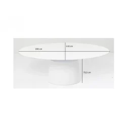 Sale Ausziehtisch Benvenuto Weiss 200(50)X110Cm Tische