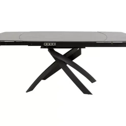 New Ausziehtisch Twist Schwarz 120(30+30)X90Cm Tische