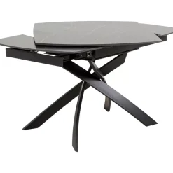 New Ausziehtisch Twist Schwarz 120(30+30)X90Cm Tische
