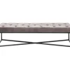 Online Bank Crossover Grau Schwarz 150X40Cm Sitzbänke