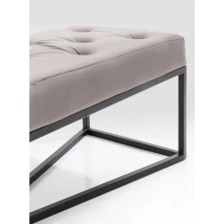 Online Bank Crossover Grau Schwarz 150X40Cm Sitzbänke