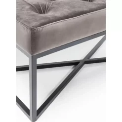 Online Bank Crossover Grau Schwarz 150X40Cm Sitzbänke