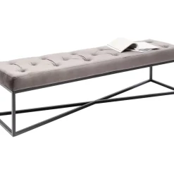 Online Bank Crossover Grau Schwarz 150X40Cm Sitzbänke