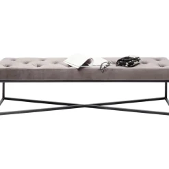 Online Bank Crossover Grau Schwarz 150X40Cm Sitzbänke