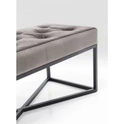 Discount Bank Crossover Grau Schwarz 90X40Cm Sitzbänke