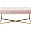 Outlet Bank Crossover Rose Messing 90X40Cm Sitzbänke
