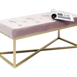 Outlet Bank Crossover Rose Messing 90X40Cm Sitzbänke