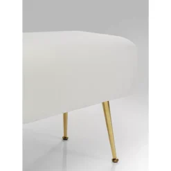 Sale Bank Deria Velvet Creme 110Cm Sitzbänke