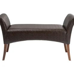 Outlet Bank Motley Textum Braun Sitzbänke